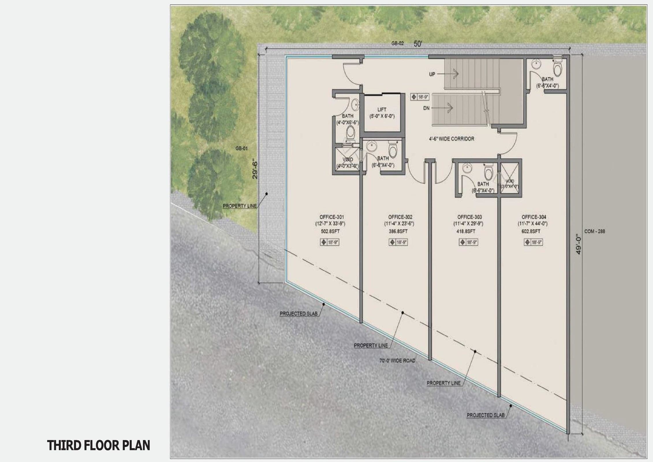 One Park Square floor plan 5