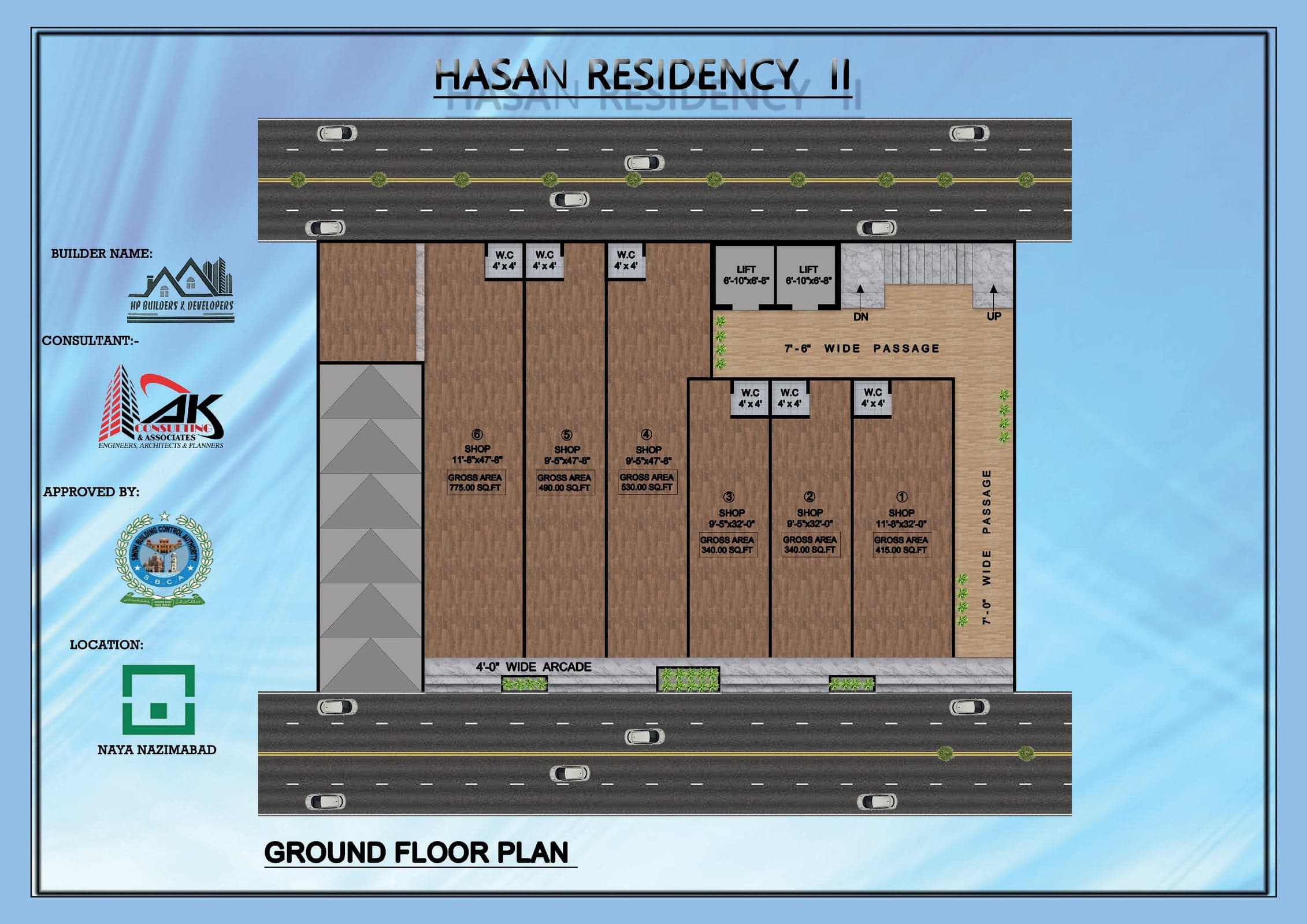 Hasan Residency 11 floor plan 2